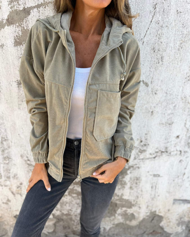 Clémence | Giacca in velluto confortevole