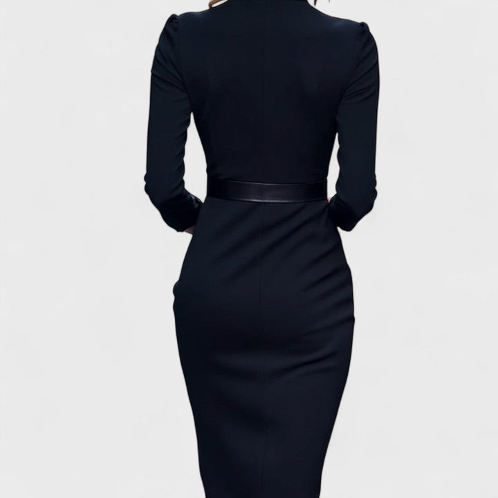 Alea | Mandarin Luxe – Maxi abito con cintura