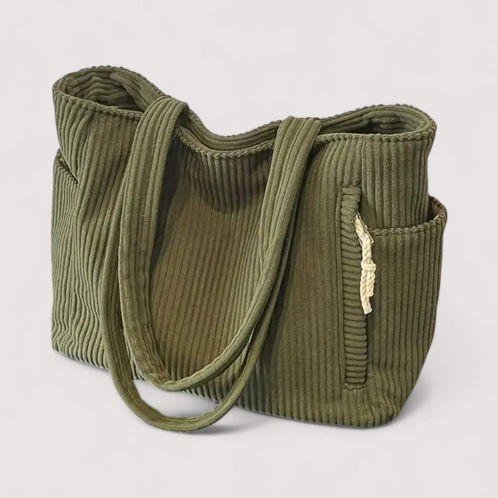 Lauren | Borsa a spalla in velluto a coste