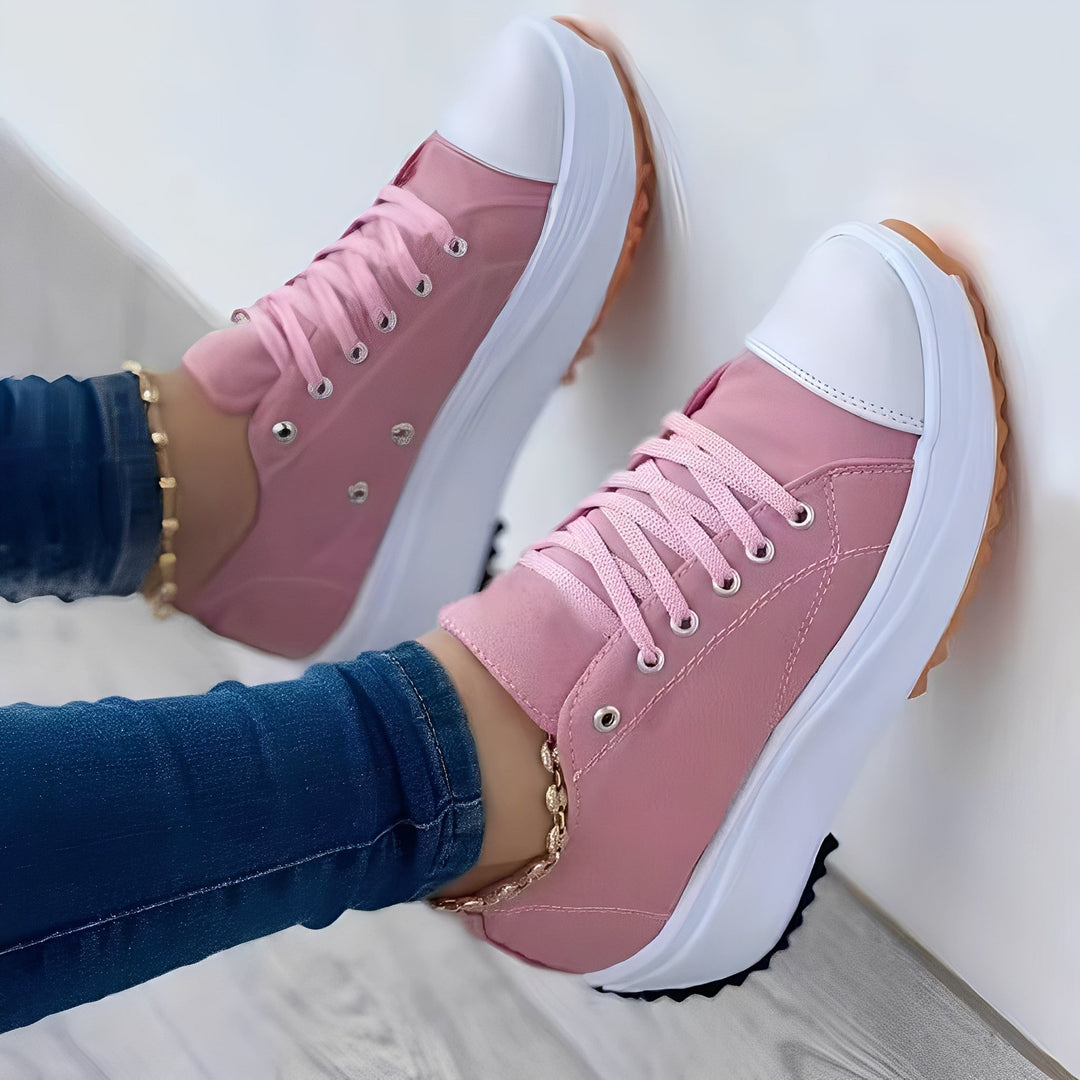 Mellony - Scarpe casual con suole spesse per donne