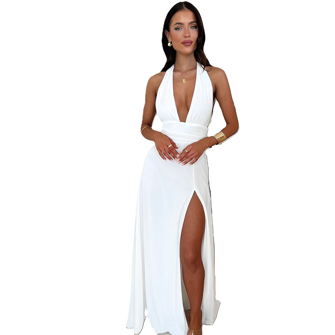 Clemency - Abito alla moda halter per donne