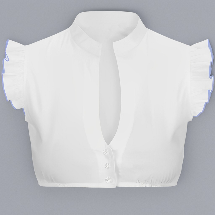 Abegail - Elegante camicetta a maniche corte per donne