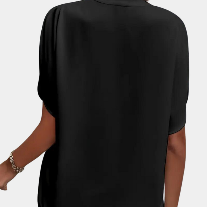 Idril - Elegante Camicetta da Donna con Manica Corta