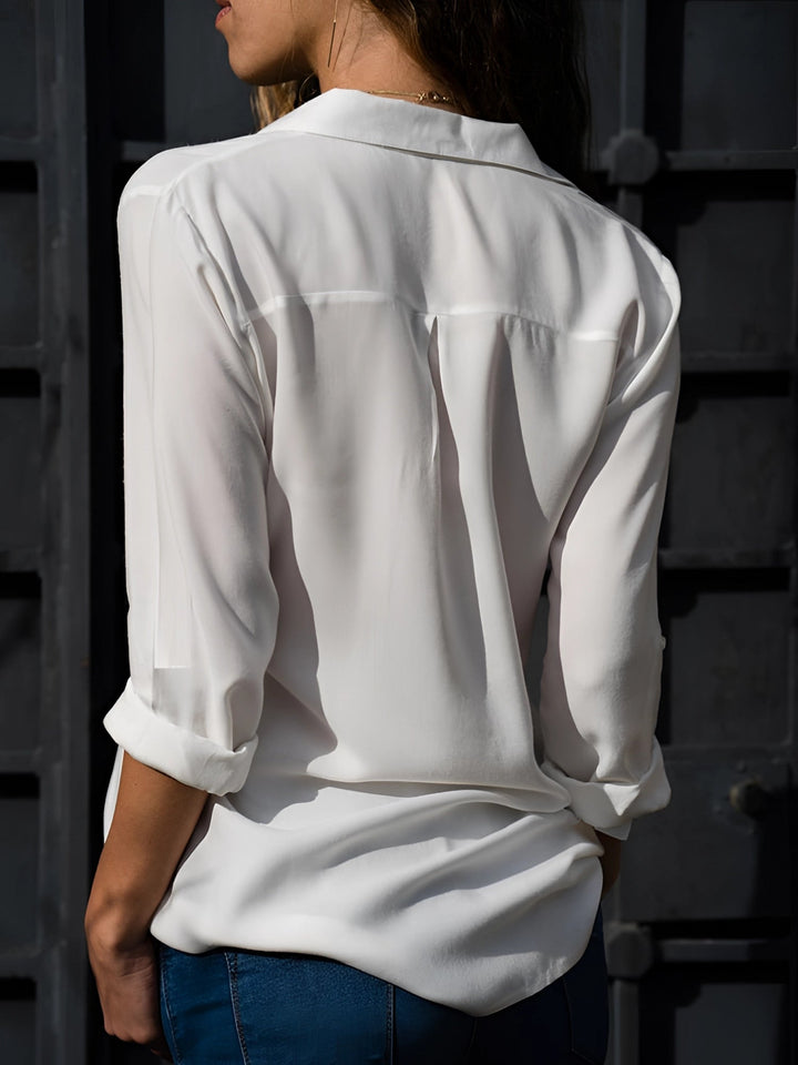 Delilah - Elegante camicia di seta per donne