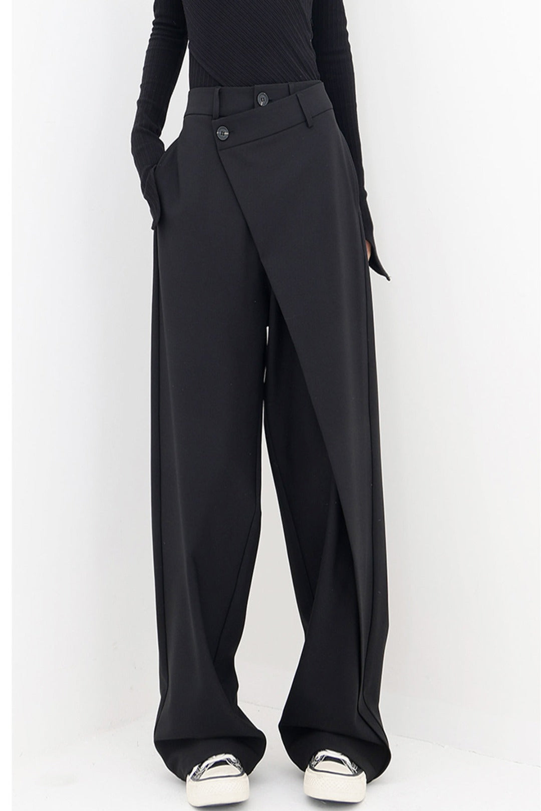 Thalia – Pantaloni Baggy Asimmetrici