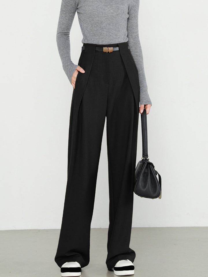 Lina – Pantaloni dritti con tasche