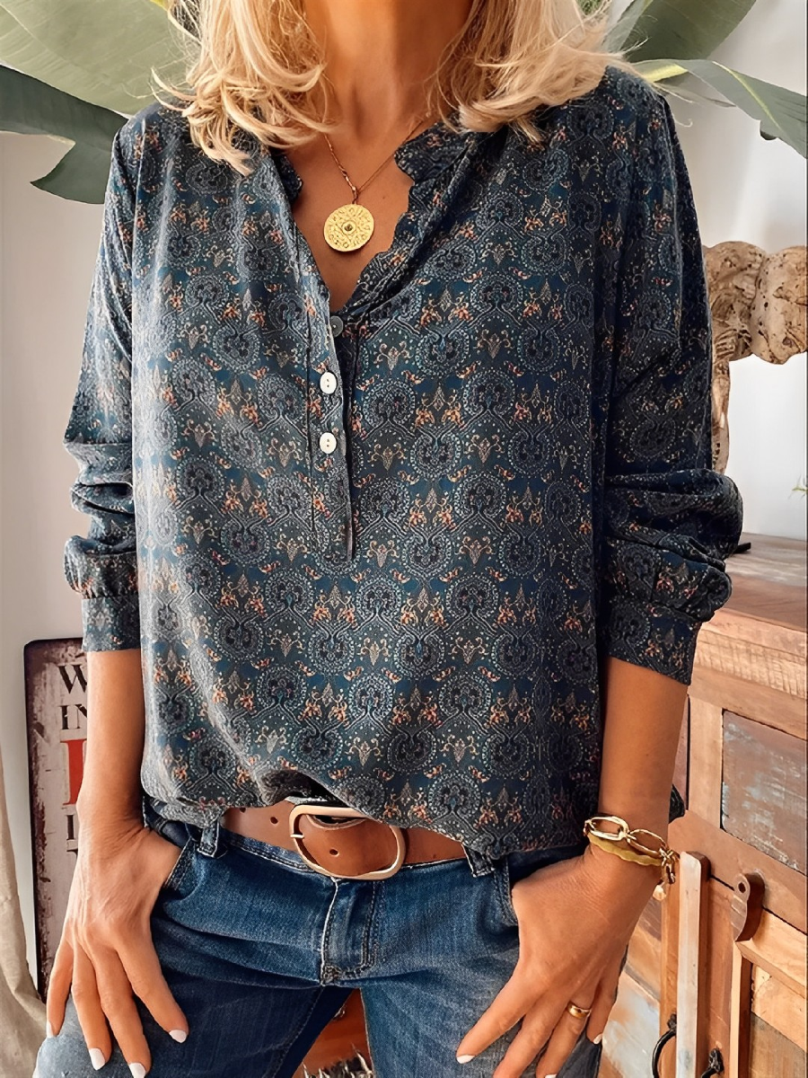 Bellamy - Classica blusa stampata per donne