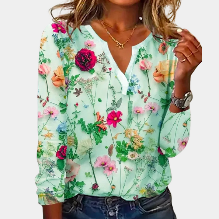 Morwen - Camicetta Floreale Casual per Donne