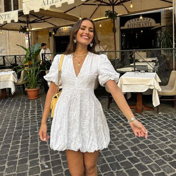 Gytha - Elegante abito bianco per donne