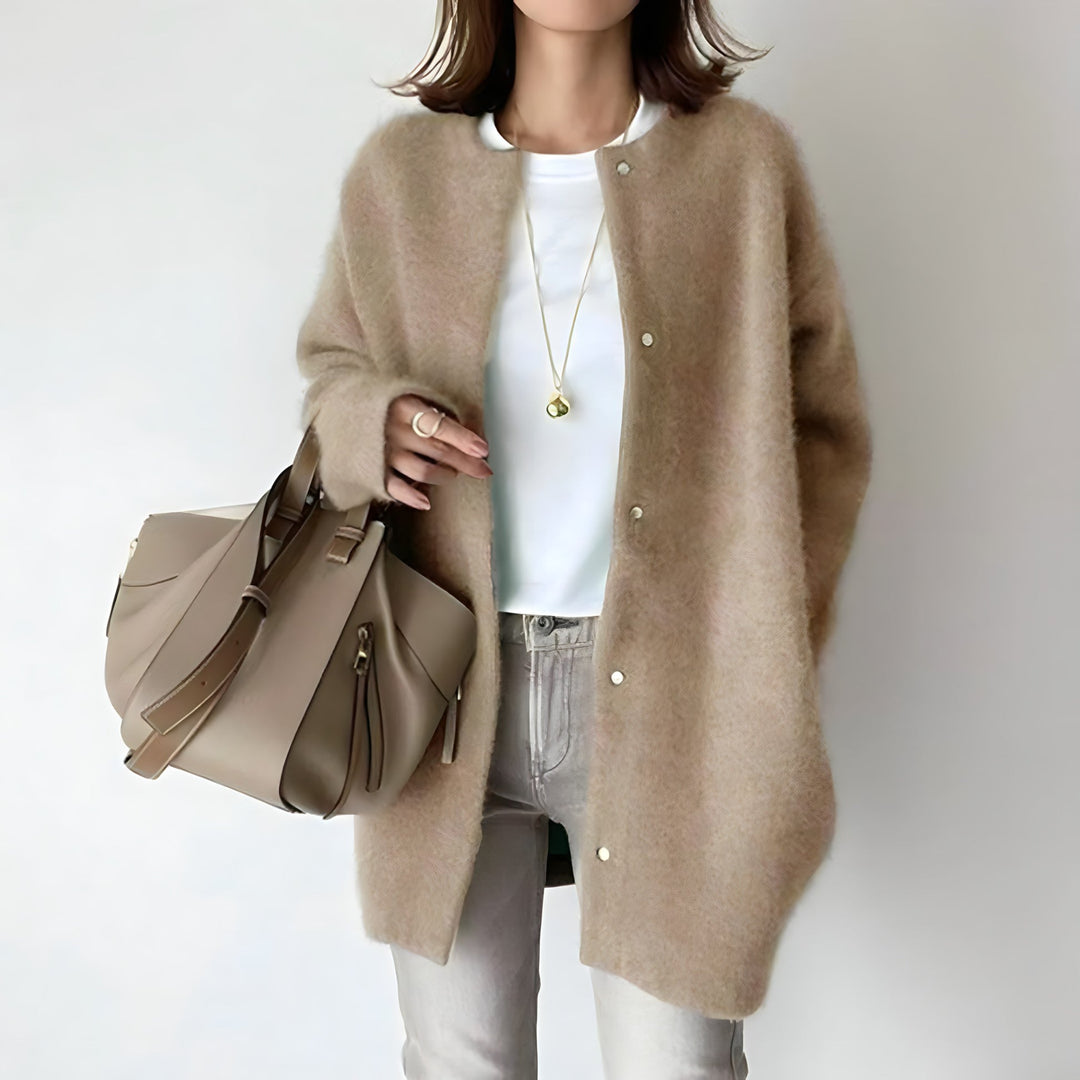 Whitney | cardigan elegante con bottoni