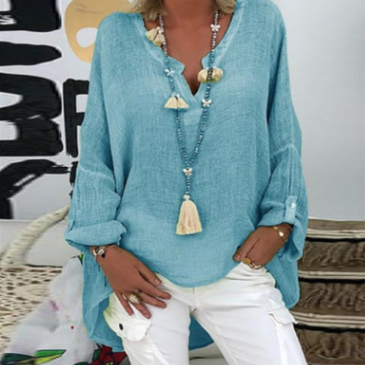 Mia – Elegante Blusa di Lino